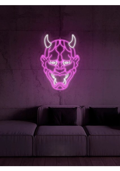 Neon LED Dekoratif Aydınlatma -Oni, 45X60CM-