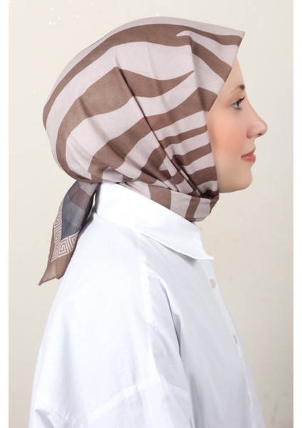 Lux Soft Pamuklu Eşarp 4040-204 Haki