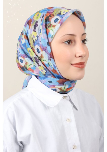 Lux Soft Pamuklu Eşarp 4040-240 Haki