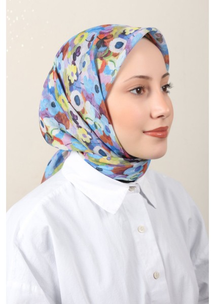 Lux Soft Pamuklu Eşarp 4040-242 Haki