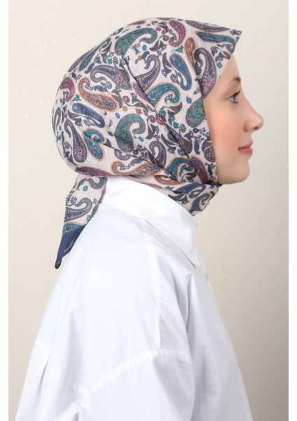 Lux Soft Pamuklu Eşarp 4040-177 Laci-Bej