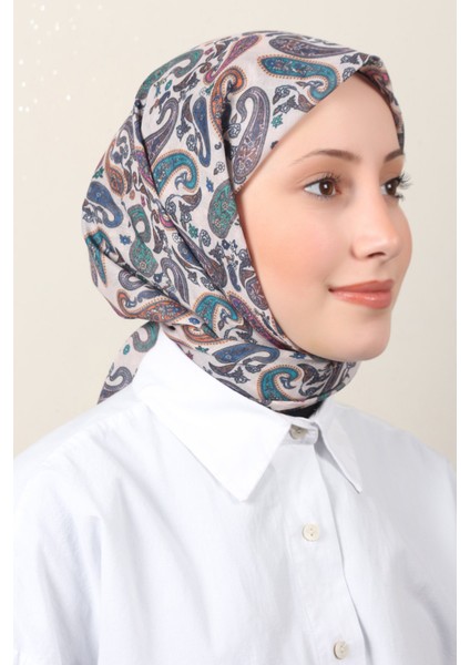 Lux Soft Pamuklu Eşarp 4040-177 Laci-Bej