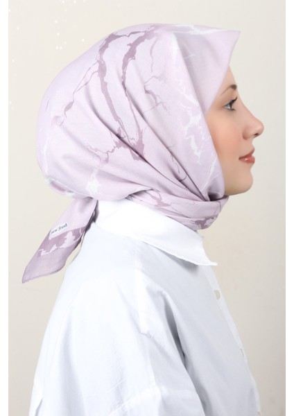 Lux Soft Pamuklu Eşarp 4040-165 Toz Pembe