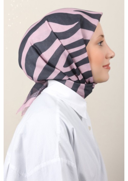 Lux Soft Pamuklu Eşarp 4040-209 Pudra