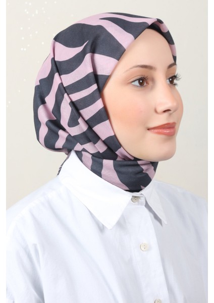 Lux Soft Pamuklu Eşarp 4040-209 Pudra