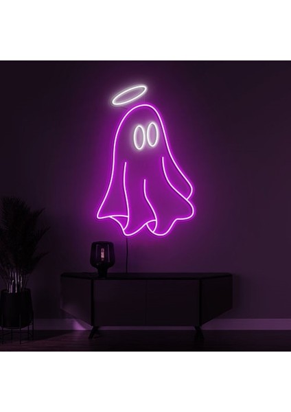 Neon LED Dekoratif Aydınlatma -Hayalet Melek, 30X40CM-