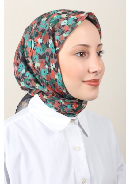 Lux Soft Pamuklu Eşarp 4040-192 Siyah