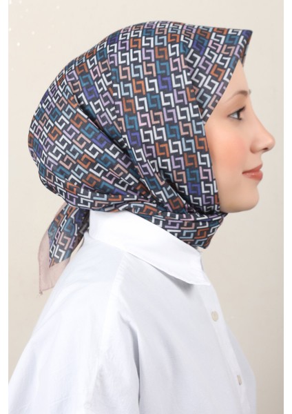 Lux Soft Pamuklu Eşarp 4040-227 Sütlü Kahve