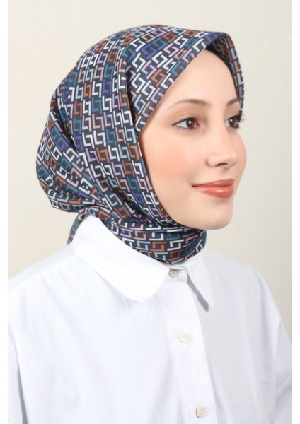 Lux Soft Pamuklu Eşarp 4040-227 Sütlü Kahve