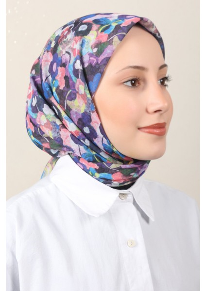 Lux Soft Pamuklu Eşarp 4040-237 Siyah