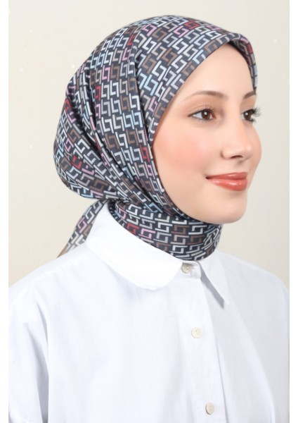 Lux Soft Pamuklu Eşarp 4040-220 Asker Yeşili