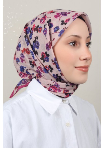 Lux Soft Pamuklu Eşarp 4040-273