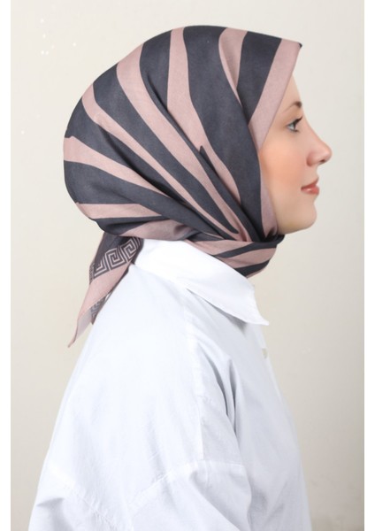 Lux Soft Pamuklu Eşarp 4040-202 Sütlü Kahve