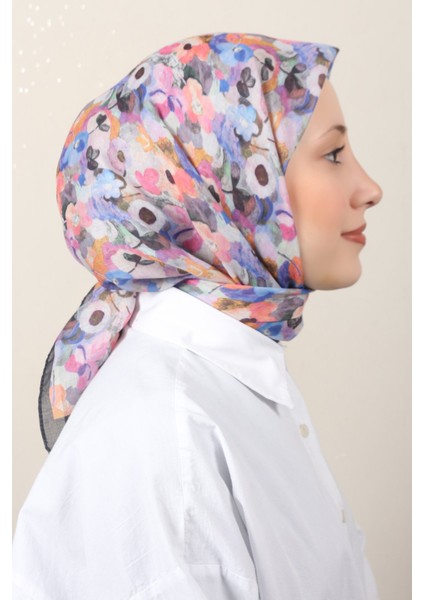 Lux Soft Pamuklu Eşarp 4040-236 Siyah