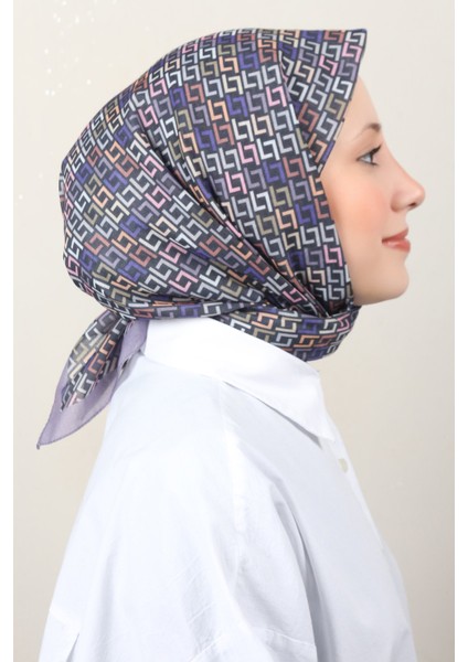 Lux Soft Pamuklu Eşarp 4040-230 Leylak