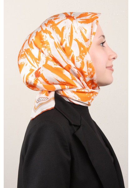 Twil Ipek Eşarp 4014-04 Turuncu