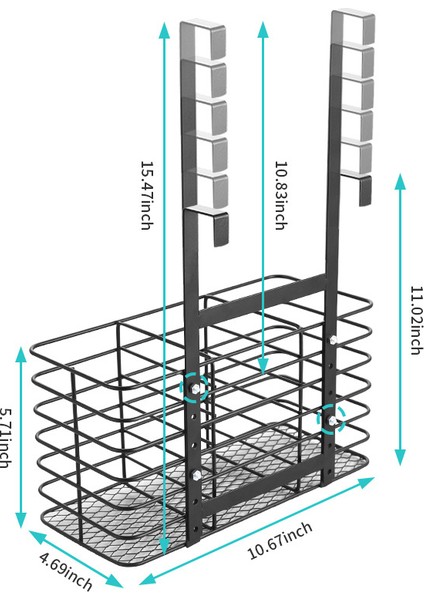 Yüksekliği Ayarlanabilir Banyo Rafları ve Kapı Arkasında Depolama Rafları (Yurt Dışından) modelleri