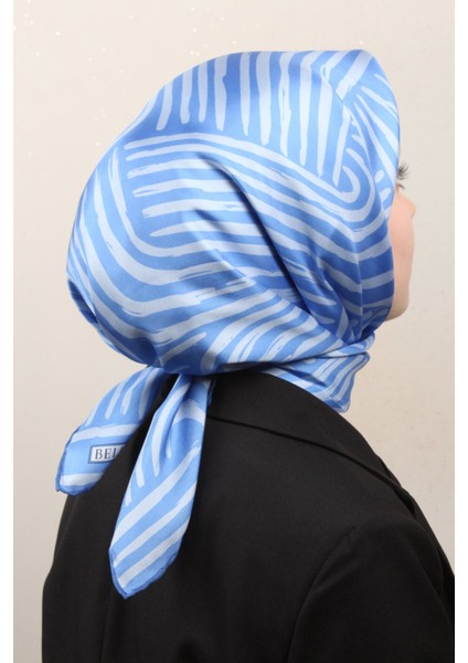 Twil Ipek Eşarp 4010-82 Mavi