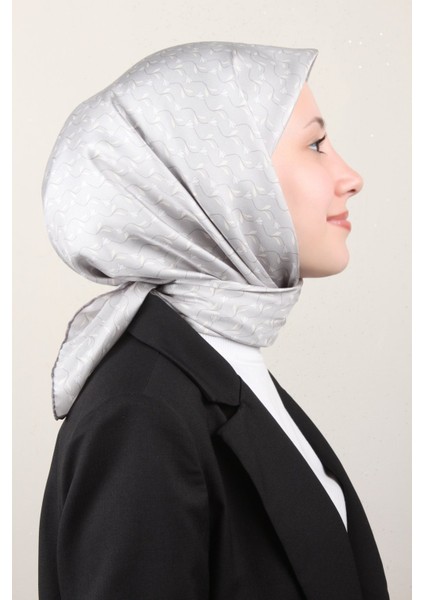 Twil Ipek Eşarp 4001-04 Gümüş
