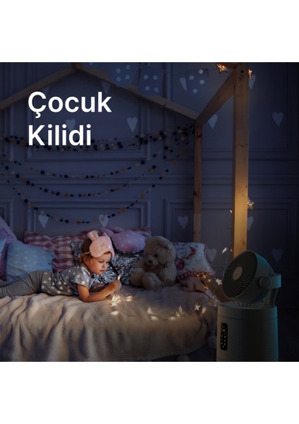 Akıllı Fanlı Hava Temizleyici Aromaterapi Özellikli Air Purifier HEPA13 Filtreli Sessiz Hava Temizleme Cihazı X7422