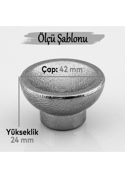 10 Adet Alegro Düğme Krom Mobilya Mutfak Dolap Dolabı Çekmece Kulbu Plastik Altın Tek Vida Gümüş Kulp