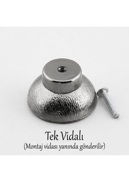 10 Adet Alegro Düğme Krom Mobilya Mutfak Dolap Dolabı Çekmece Kulbu Plastik Altın Tek Vida Gümüş Kulp