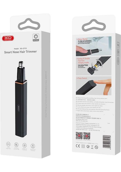 Taşınabilir Pilli Kalem Tipi Traş Makinesi Burun Kulak Kılı Alma Kesme Temizleme Traş Makinesi CF15