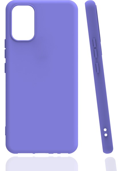 Vivo V21E Kılıf Biye SILIKON-LILA-8680436022054-TDOM92769