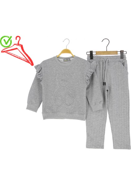 Kız Çocuk Takım Ayıcıklı Taşlı
