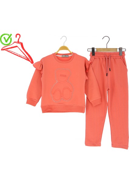 Kız Çocuk Takım Ayıcıklı Taşlı