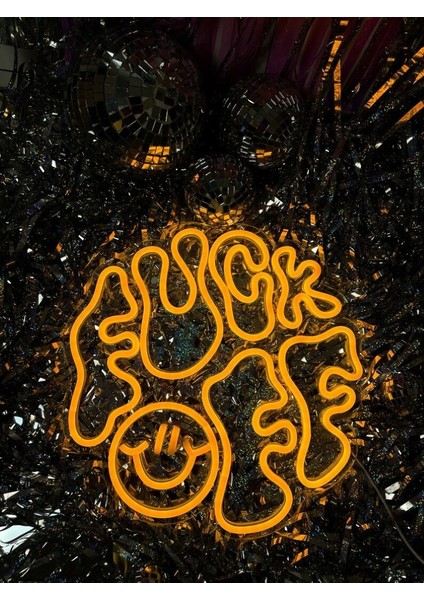 Neon LED Dekoratif Aydınlatma -45X45CM-