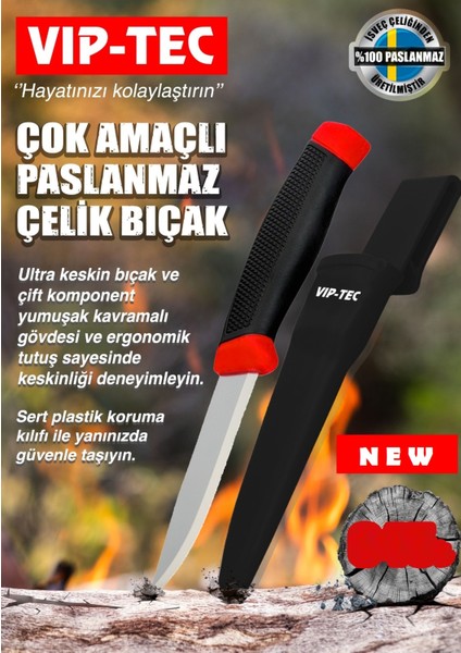 VT875301 Outdoor Bıçak - Koruma Kılıflı ve Kemer Klipsli Bıçak Vıp-Tec fiyatları
