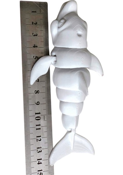 3D Hareketli Gülen Yunus Figürlü Oyuncak - Beyaz indirimleri