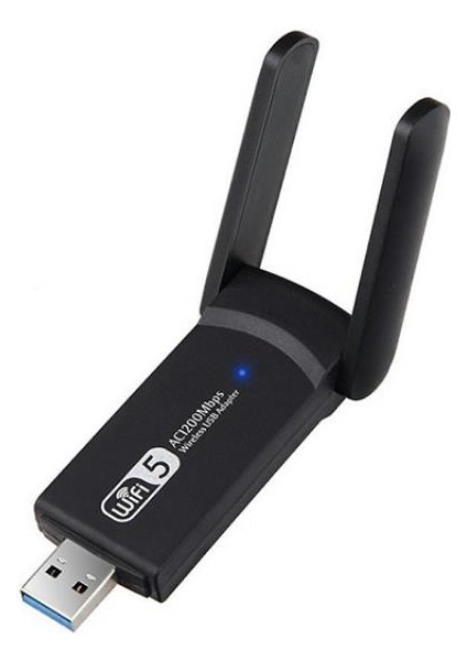 Elitstore USB Kablosuz Wifi Alıcı Adaptör AC1200 Mbps, Dual Band USB 3.0