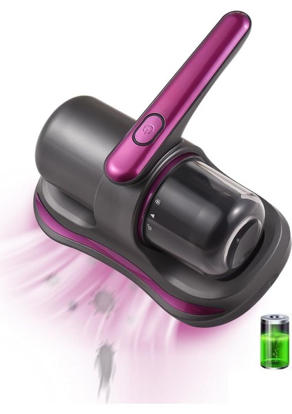 Şarjlı Kablosuz Yatak Kanepe Halı Toz Tüy Süpürge Uv Işınlı Ev El Vakum Temizleme Toz Giderme