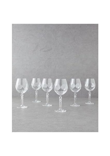 Home Lucienne Kristalin 6'lı Kadeh 530 ml Şeffaf