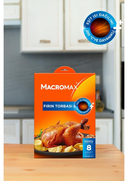 Fırın Torbası 8'li x 3 Adet