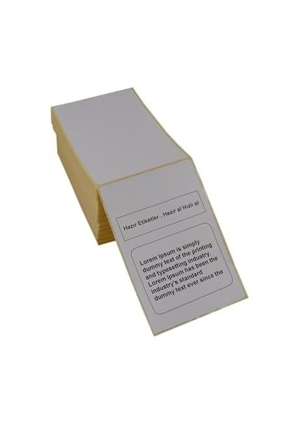 Etiketler , Hazır Al Hızlı Al 100mm x 150mm 500 Adetlik Paketlerde Lamine Termal Z Katlama Kargo Etiketi - Yazıcı Uyumlu, Yüksek Kaliteli Gönderi Etiketi (2)