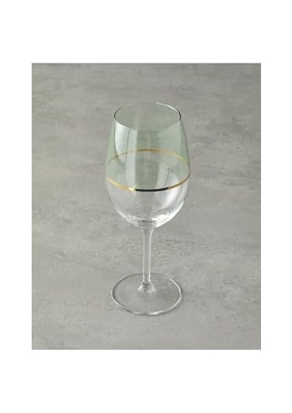 Home Fiore Cam 4'lü Kadeh 540 ml Açık Yeşil