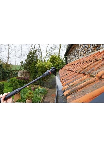 Home And Garden Yüksek Basınçlı Yıkama Makineleri ile Uyumlu 90° Püskürtme Ucu, Siyah