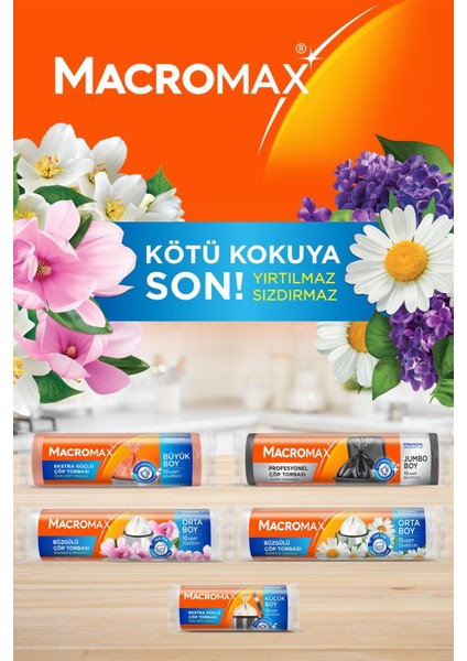 Ekstra Güçlü Çöp Torbası Küçük Boy 30'lu x 3 Adet