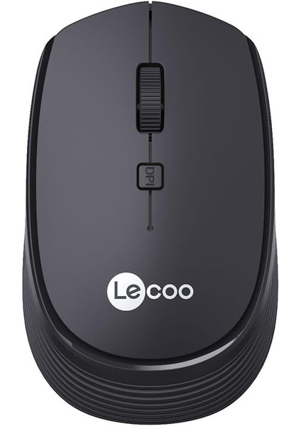 Lenovo Lecoo WS202 1600 Dpı 4 Tuşlu Kablosuz Mouse Siyah