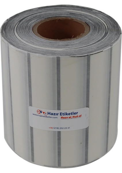 Etiketler , Hazır Al Hızlı Al Pp Şeffaf Kutu Kapatma Etiketi Rulo Etiket, 100mm x 20mm Çap 900 Adet, Yuvarlak Transparan Sticker