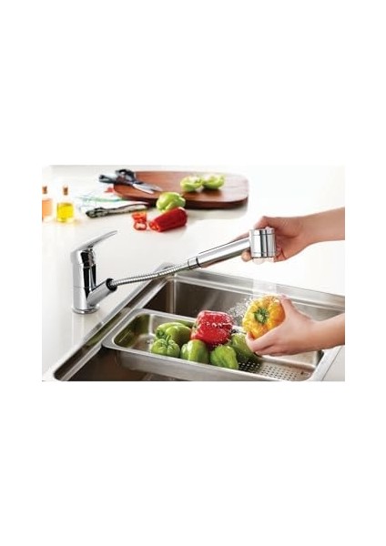 Harmony A41864 Pull-Out Eviye Bataryası Krom