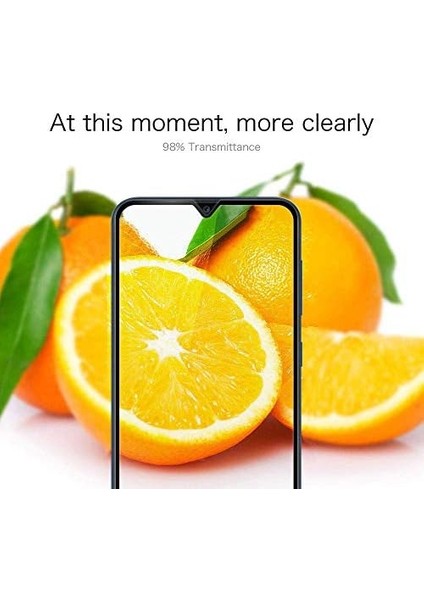 Samsung Galaxy A20E Tam Kaplayan Temperli Cam Ekran Koruyucu Siyah