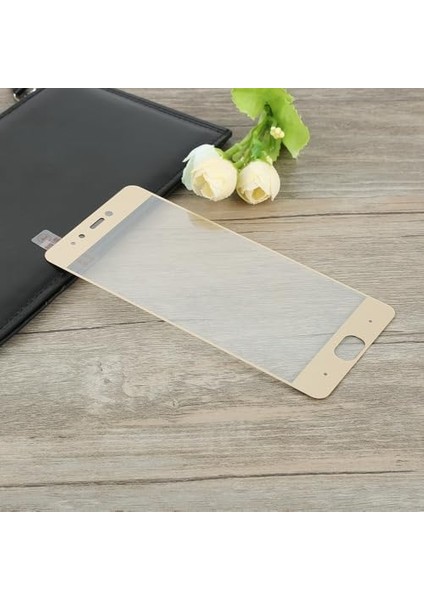 Xiaomi Mi 5 Uyumlu Full Kaplayan Temperli 5d Ekran Koruyucu Cam (Gold)