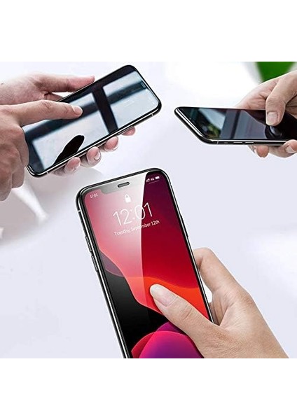 Apple iPhone 11 Pro Max (6.5'') Privacy 5d Gizlilik Filtreli Cam Ekran Koruyucu Siyah