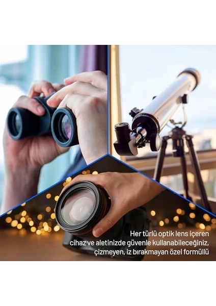 Ekran Temizleme Seti 250ML + Temizleme Bezi Lcd, Led, Ekran, Laptop, Tablet, Bilgisayar, Televizyon, Cep Telefonu, Gözlük, Kamera, Koruyucu ve Parlatıcı Doğal Temizleme