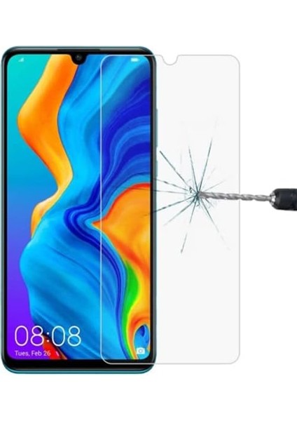 Mobile Huawei P30 Lite- Nova 4e Tempered Kırılmaz Cam Ekran Koruyucu Şeffaf