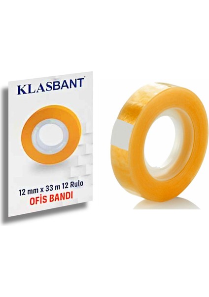 Klasbant 12X33 Ofis Bandı 1 Adet